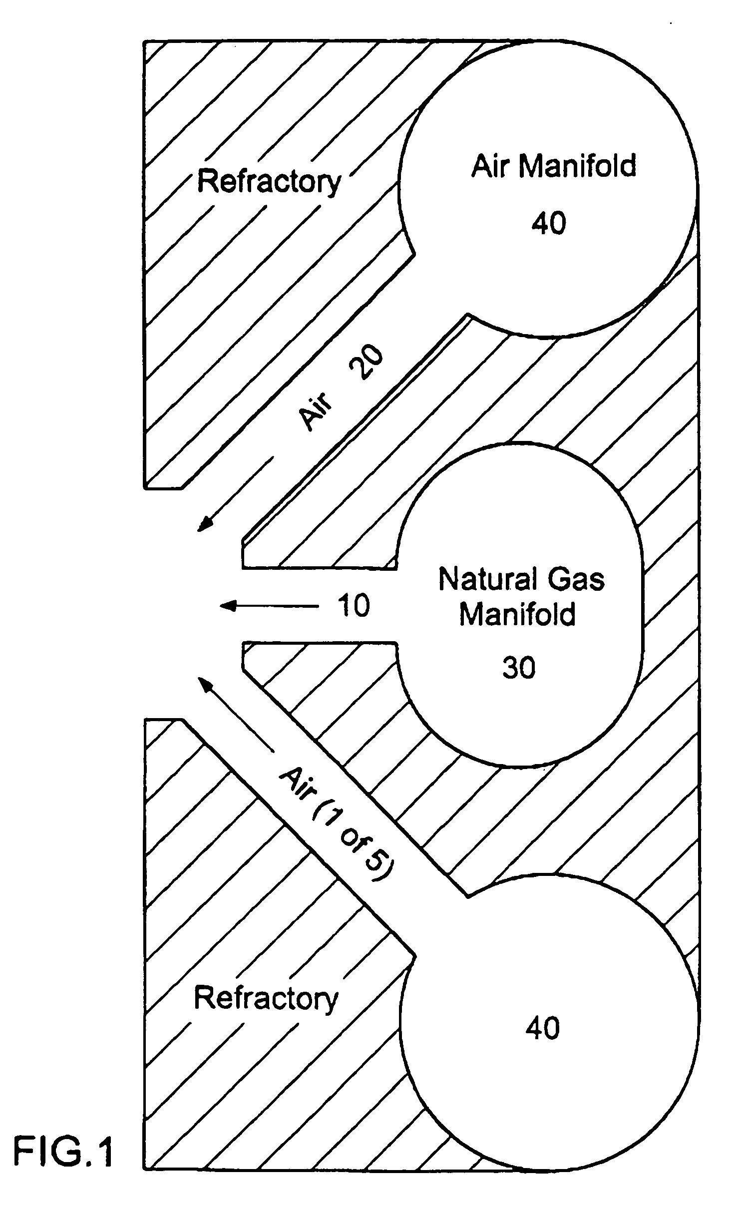 Air-fuel injection system for stable combustion