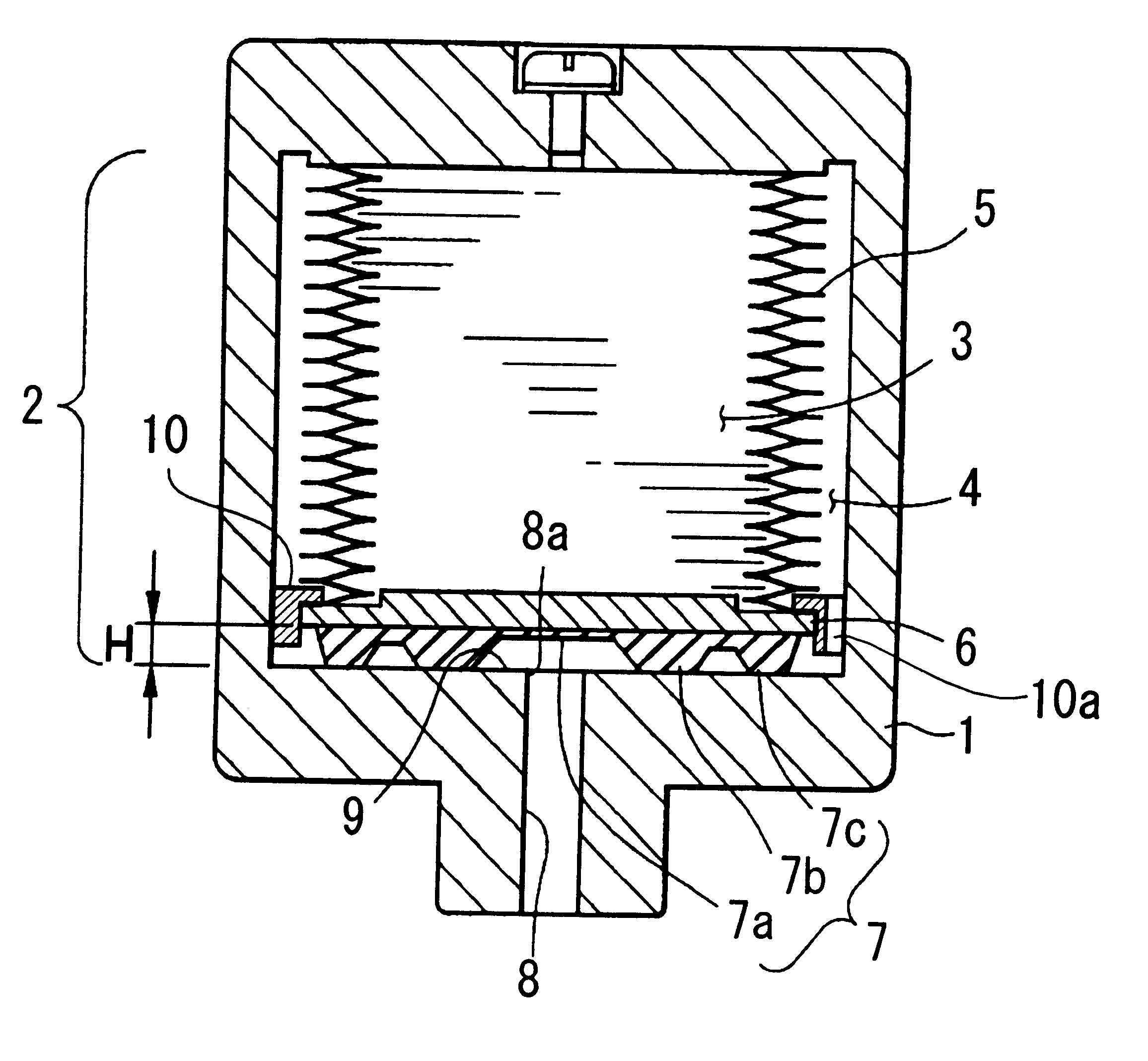 Accumulator and manufacturing process thereof