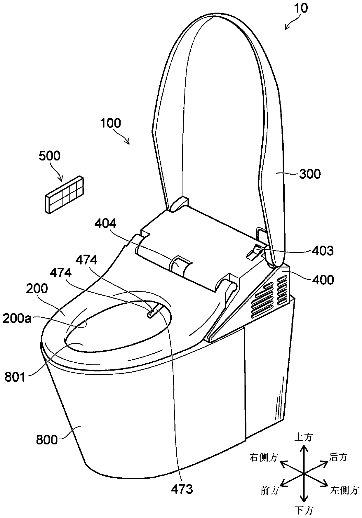 Toilet seat device and toilet device