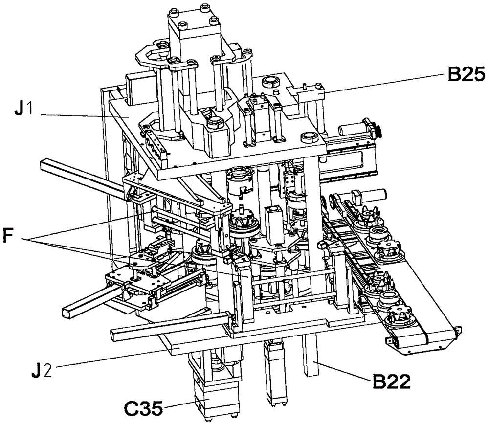 Automobile generator rotor assembly device