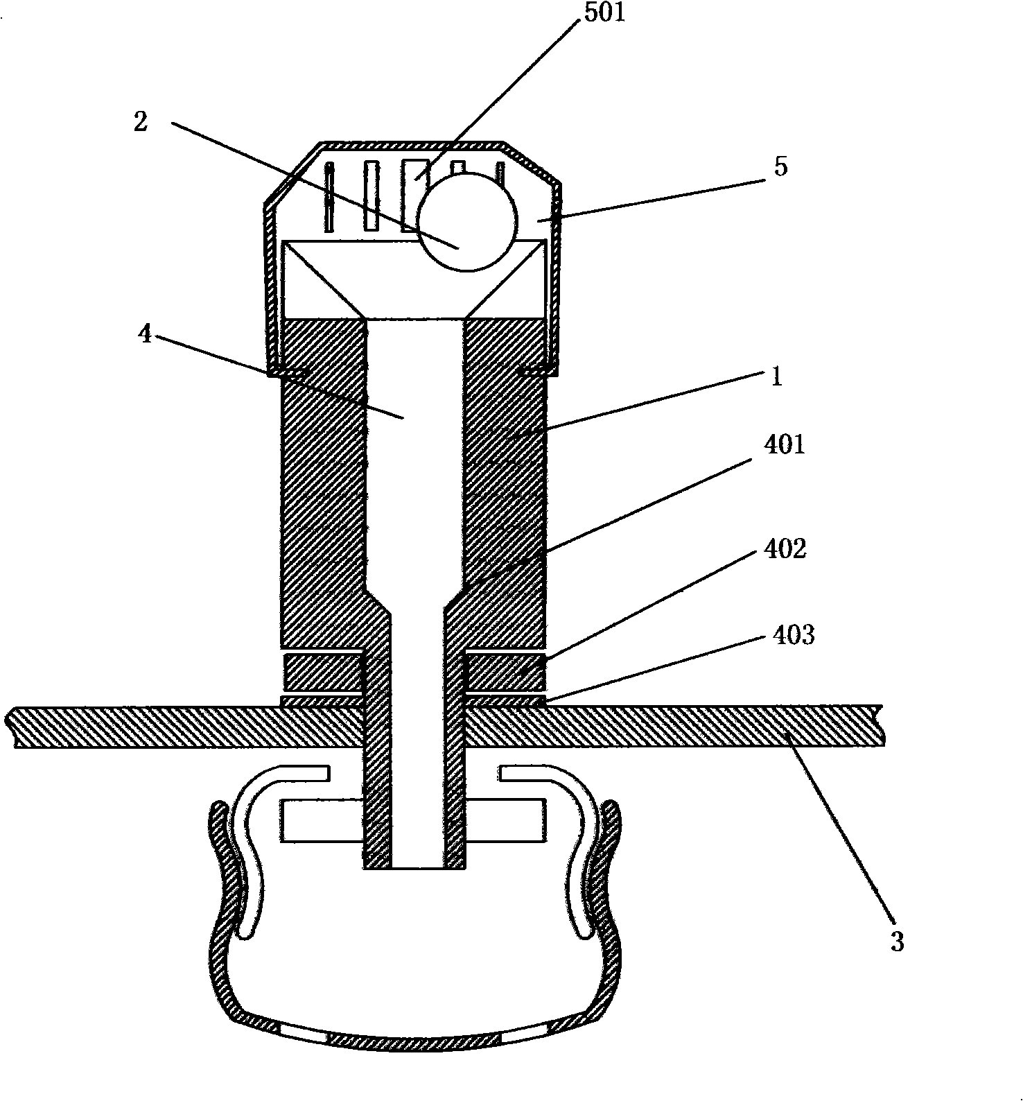 Self-acting valve of pressure cooker