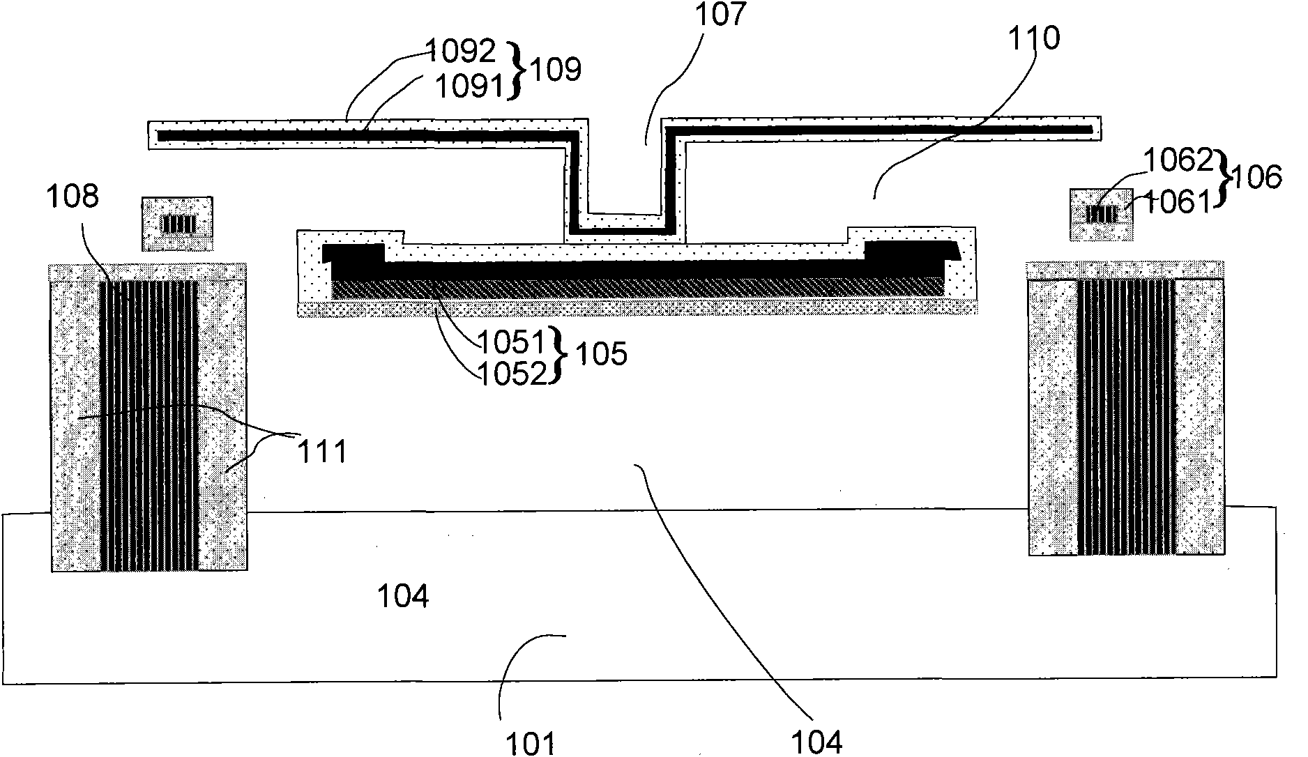 Infrared focal plane array device and manufacture method thereof