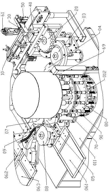 An automatic lamp inspection machine