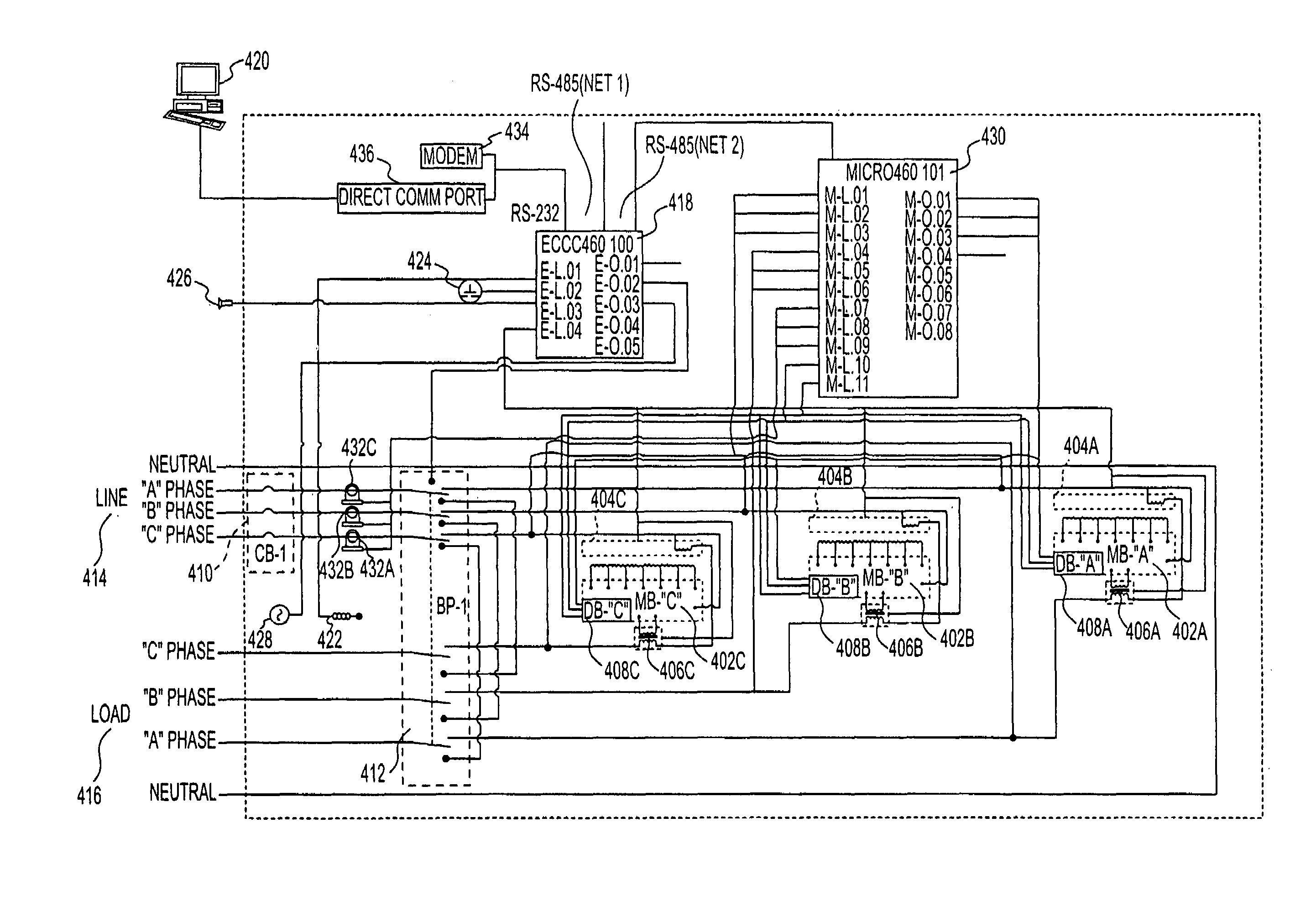 Electrical power distribution system for street lighting