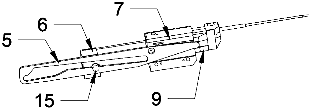 Elastic staple pin nailing machine