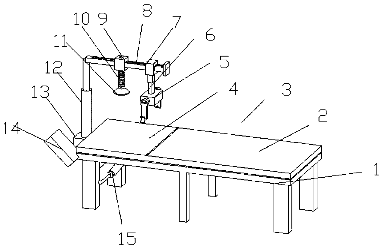 Multifunctional operation table for chest surgery