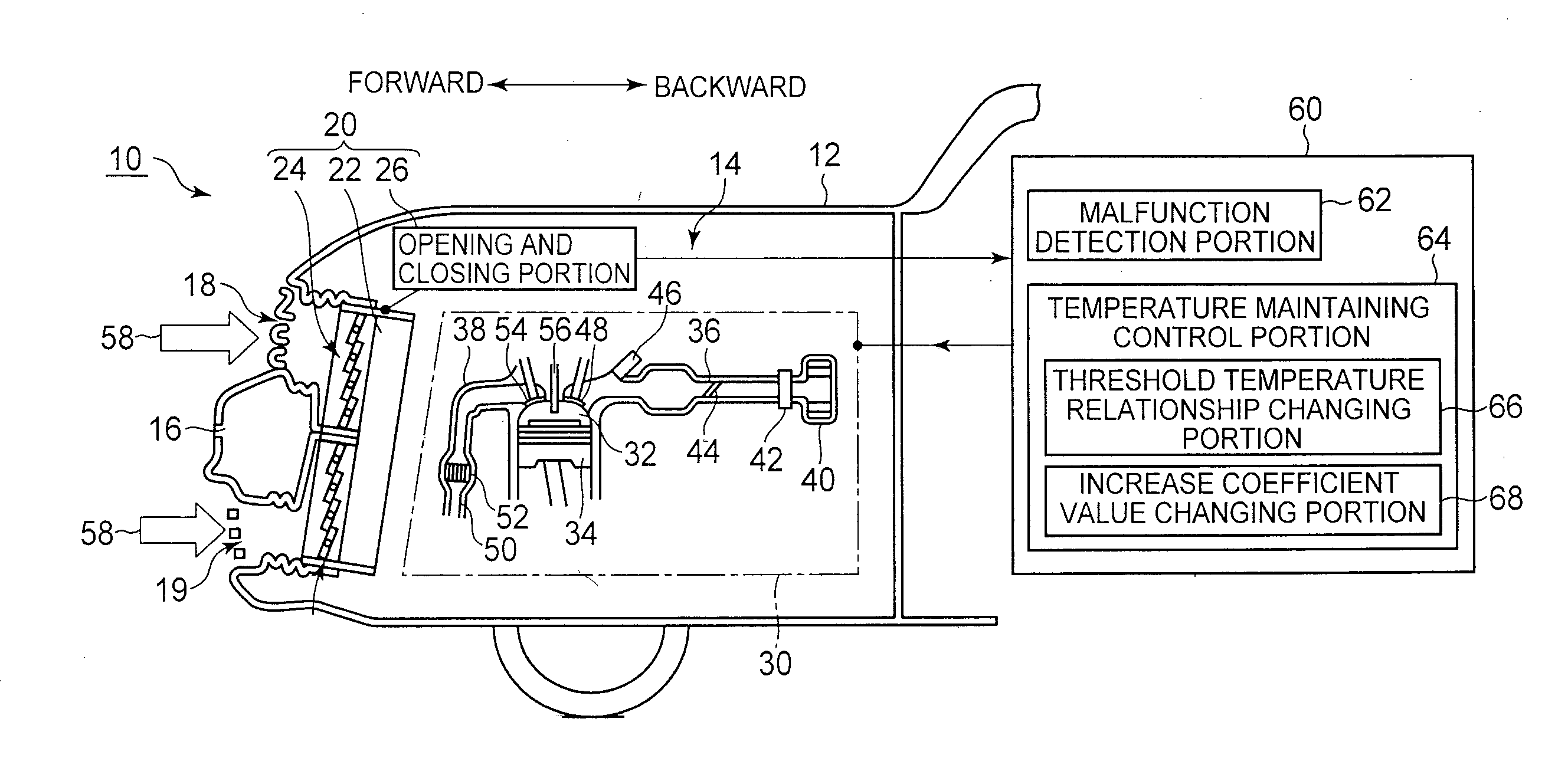 Limp-home method for safeguarding the catalyst of an internal combustion engine in case of a defective controlled grille shutter and vehicle thereof