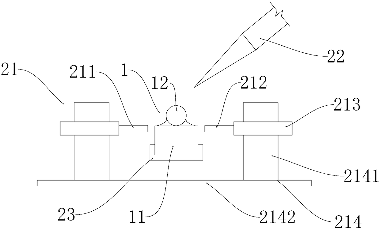Welding system and welding method for metal parts and coaxial cables