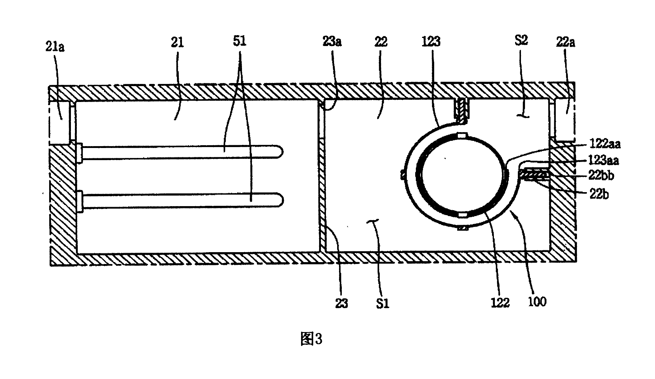 Filter core assembly and dish washing machine with the same