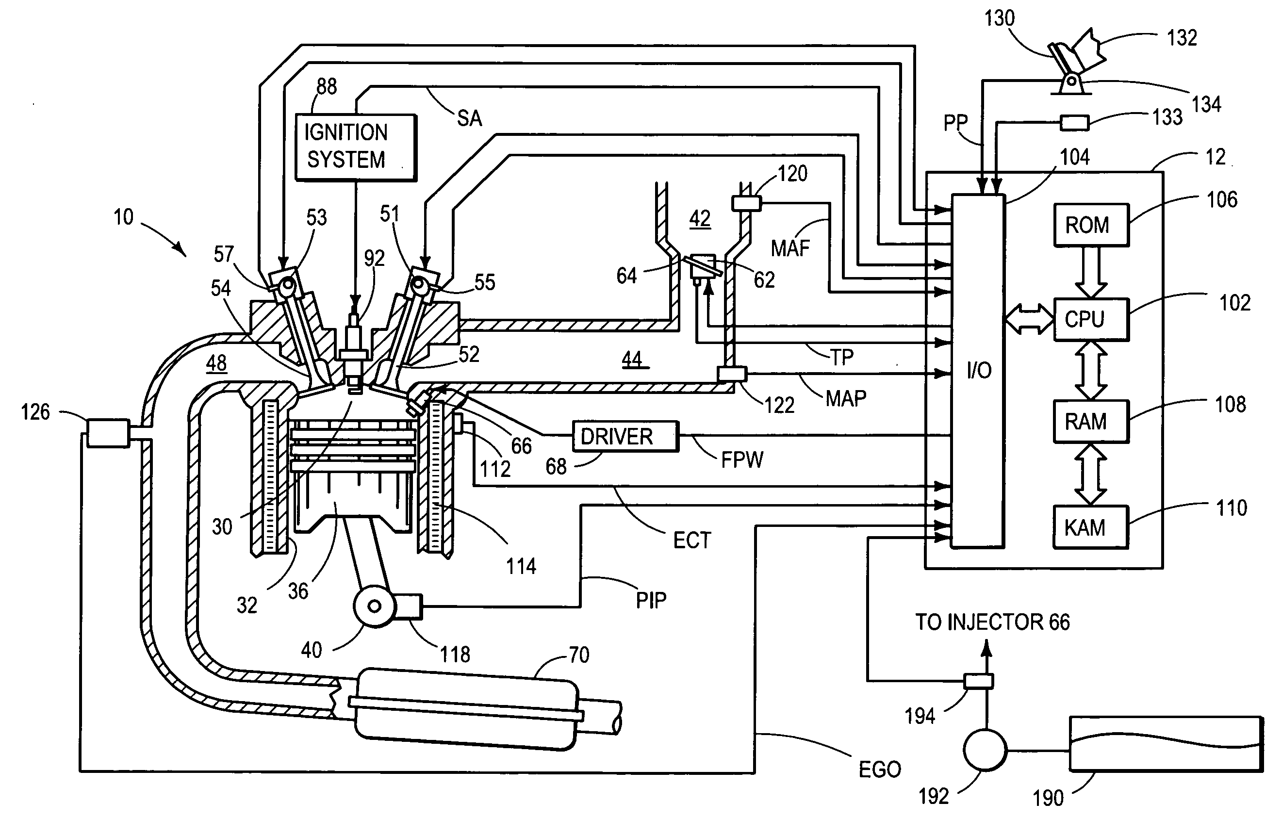 Approach for Improved Fuel Vaporization in a Directly Injected Internal Combustion Engine
