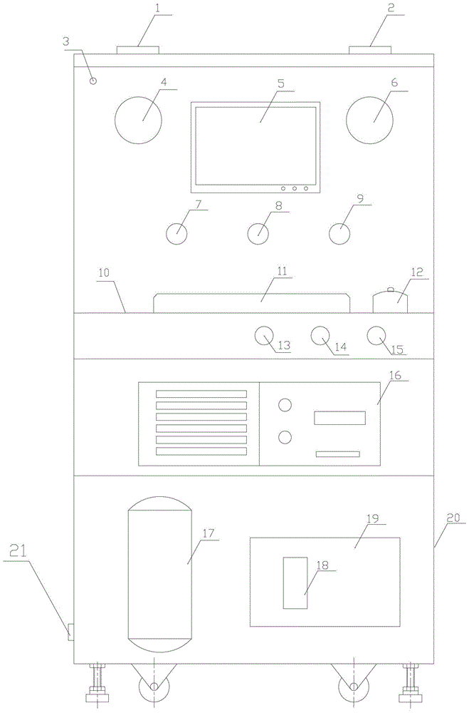 An automatic detection device for the roundness of the inner ring of a bearing and its application method