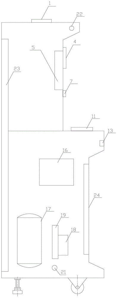 An automatic detection device for the roundness of the inner ring of a bearing and its application method