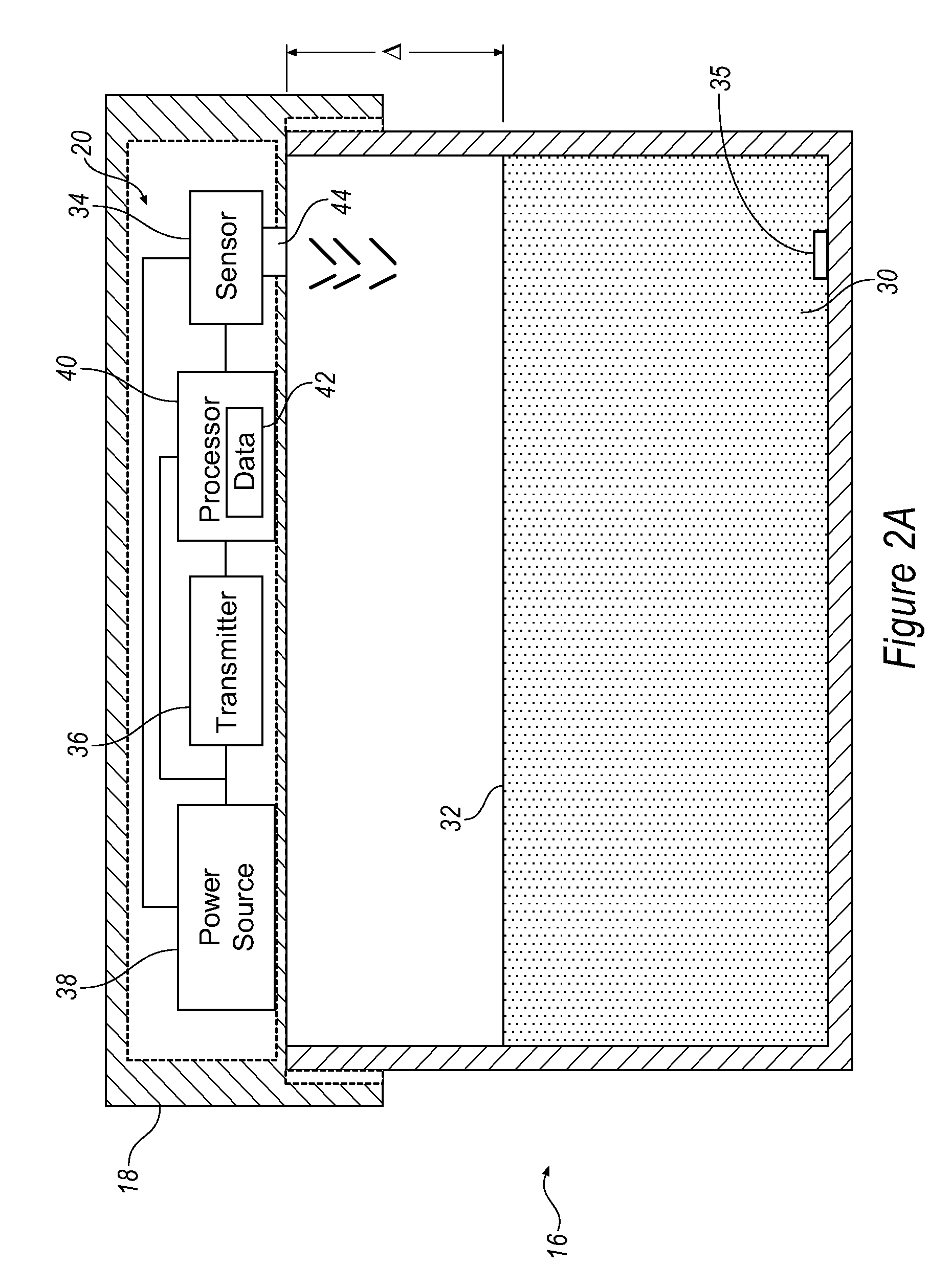 Lid based amount sensor