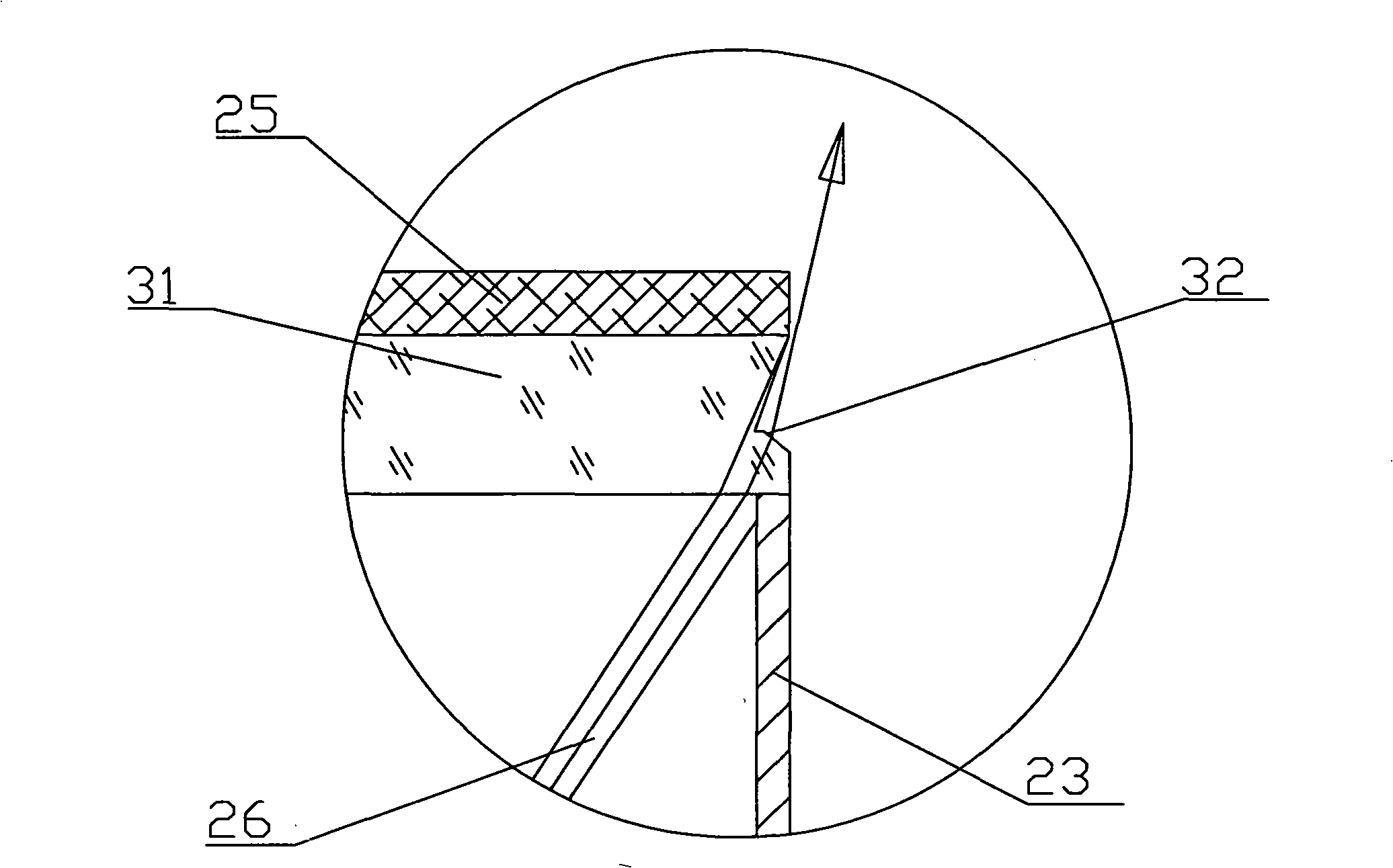 Seamless splicing method of back projection unit and special optical structure