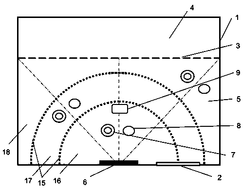 Monitoring device for poultry cultivation illumination intensity independent selection characteristic