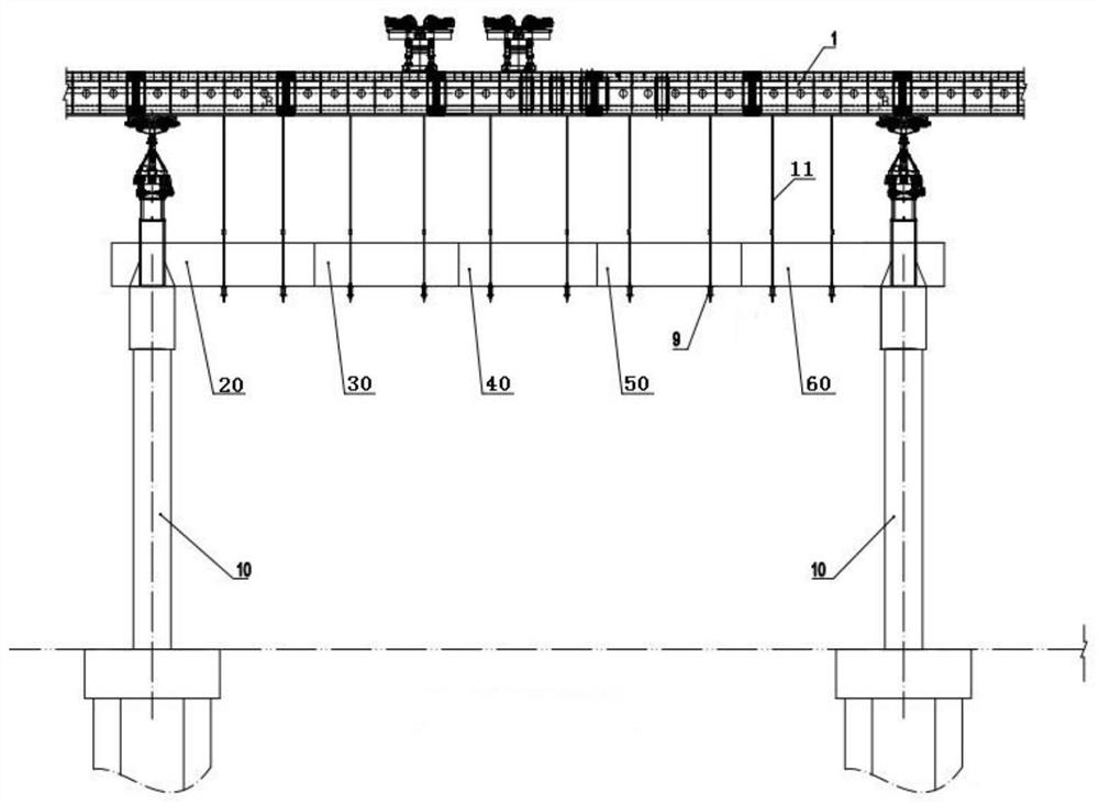 A construction method for steel box girder unloading