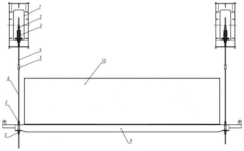 A construction method for steel box girder unloading