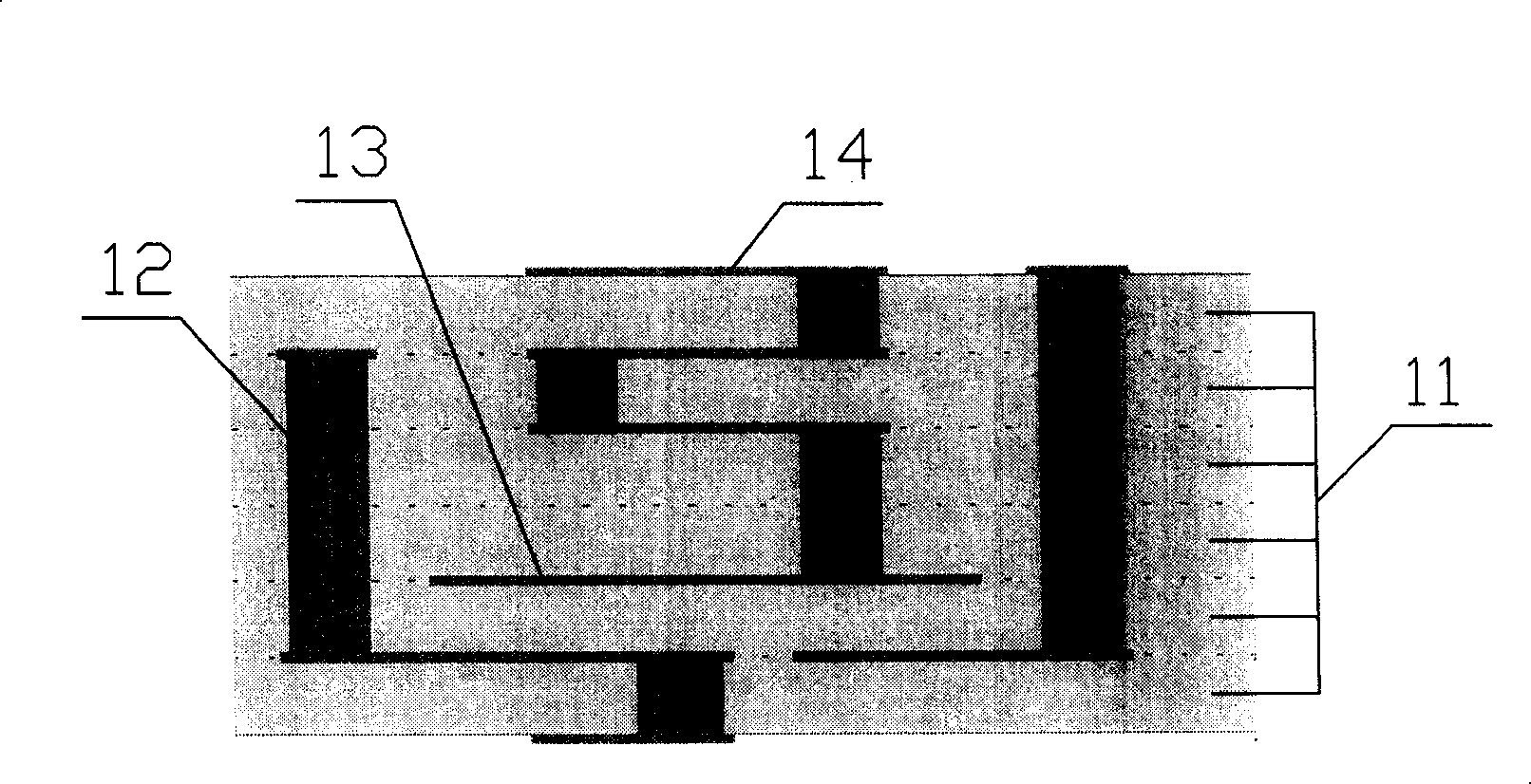 LED light source packaging structure for low-temperature coburning ceramic by thermoelectric separating design