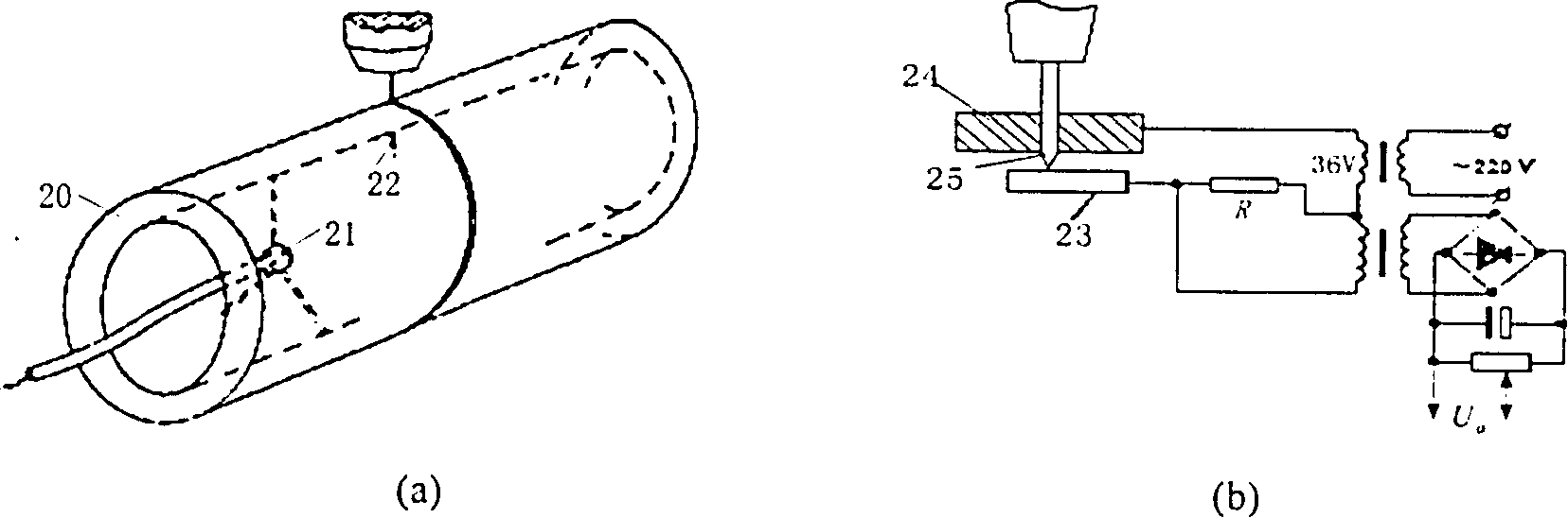 Arc method for measuring orifice size of molten bath for plasma welding and signal acquisition system
