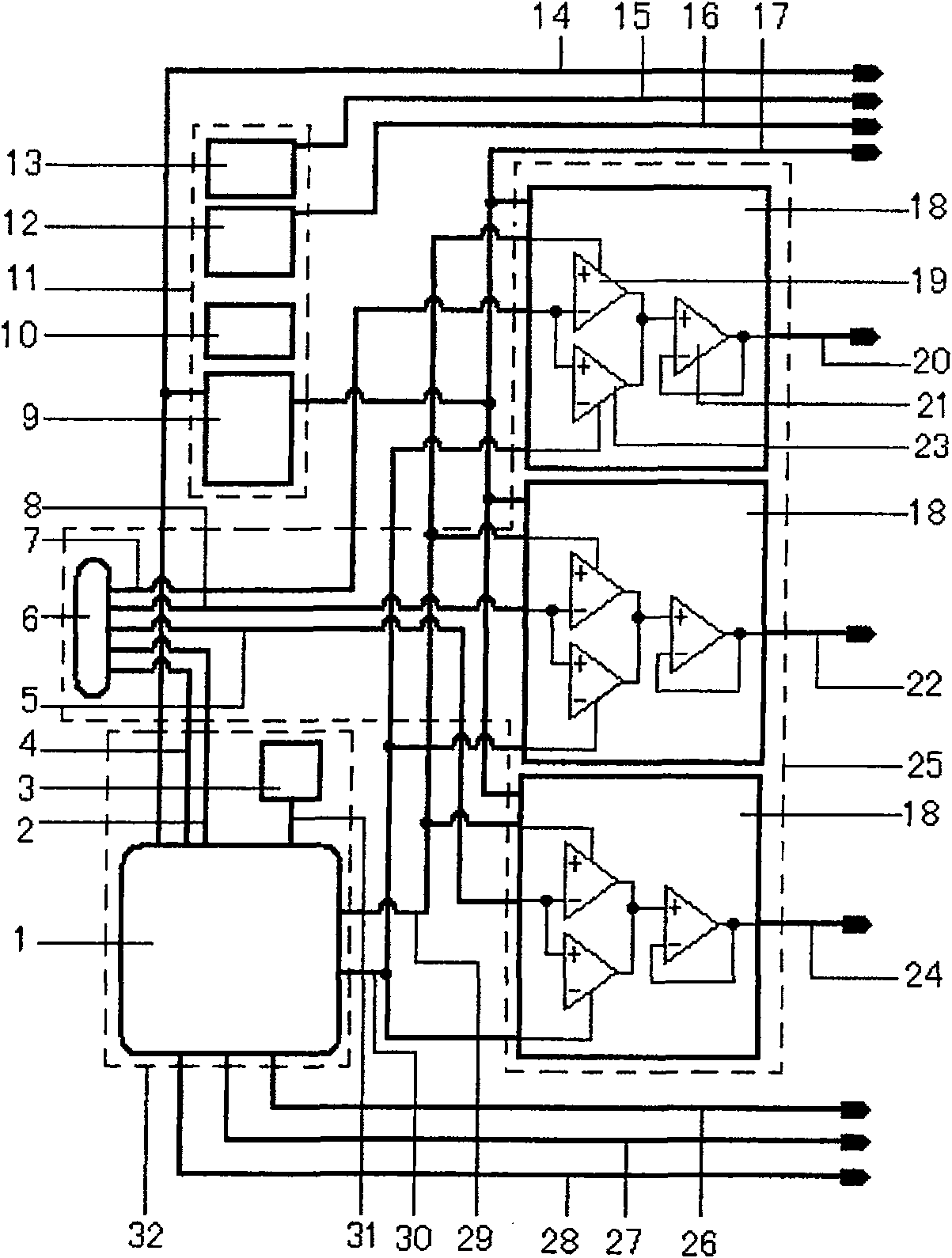 Driving circuit and its control method for simulating color near-eye LCD