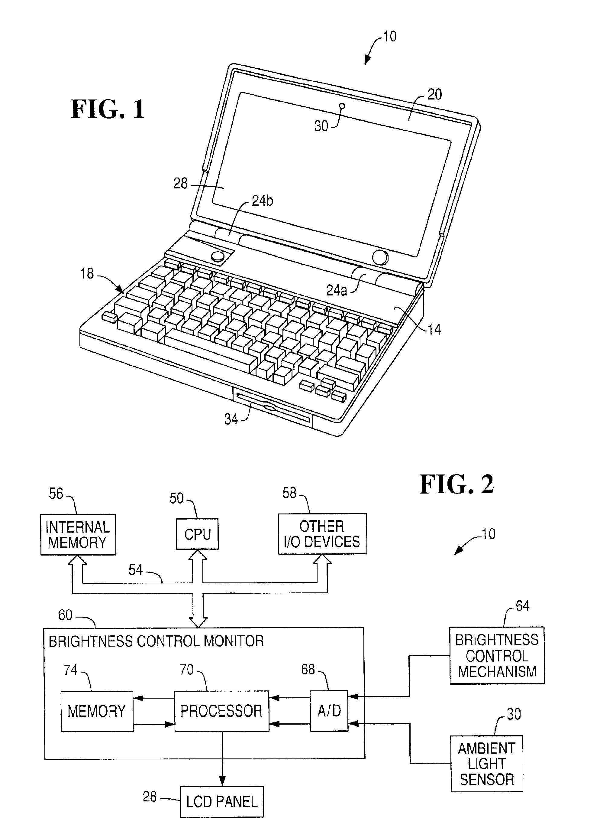 System and method for adjusting display brightness levels according to user preferences