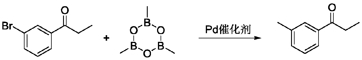 Synthetic method of 3 '-methyl propiophenone