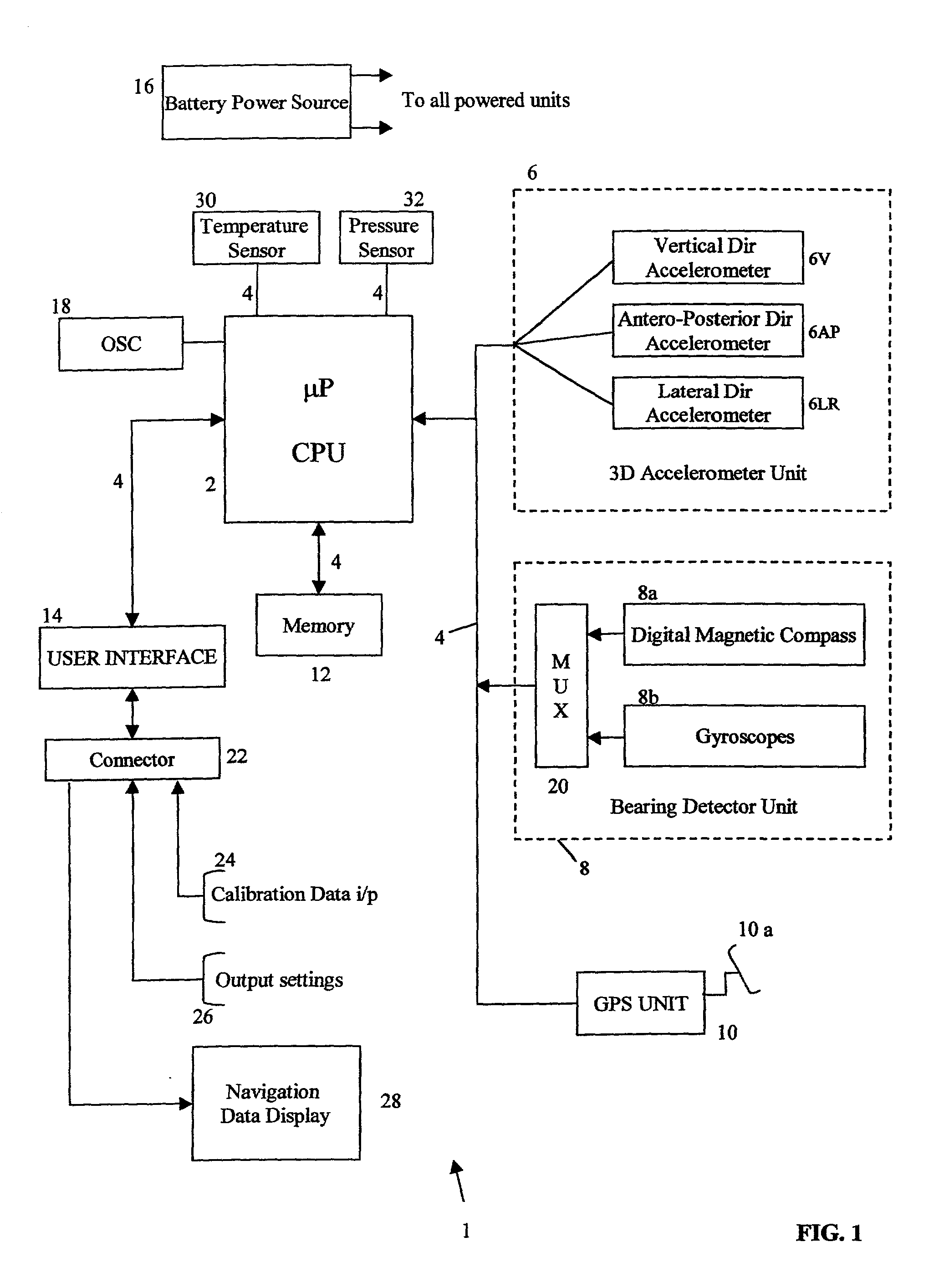 Pedestrian navigation method and apparatus operative in a dead reckoning mode