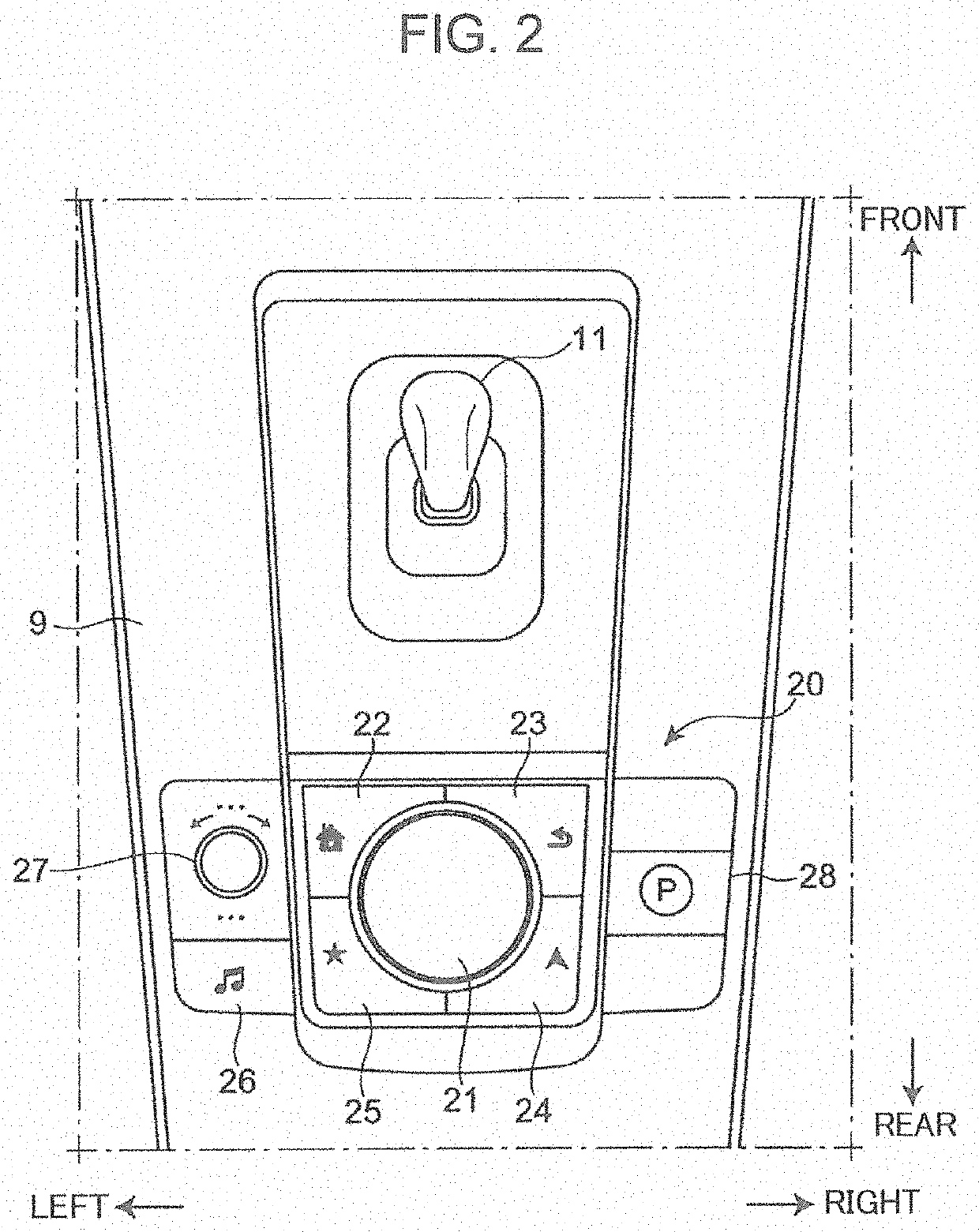 Vehicle display device