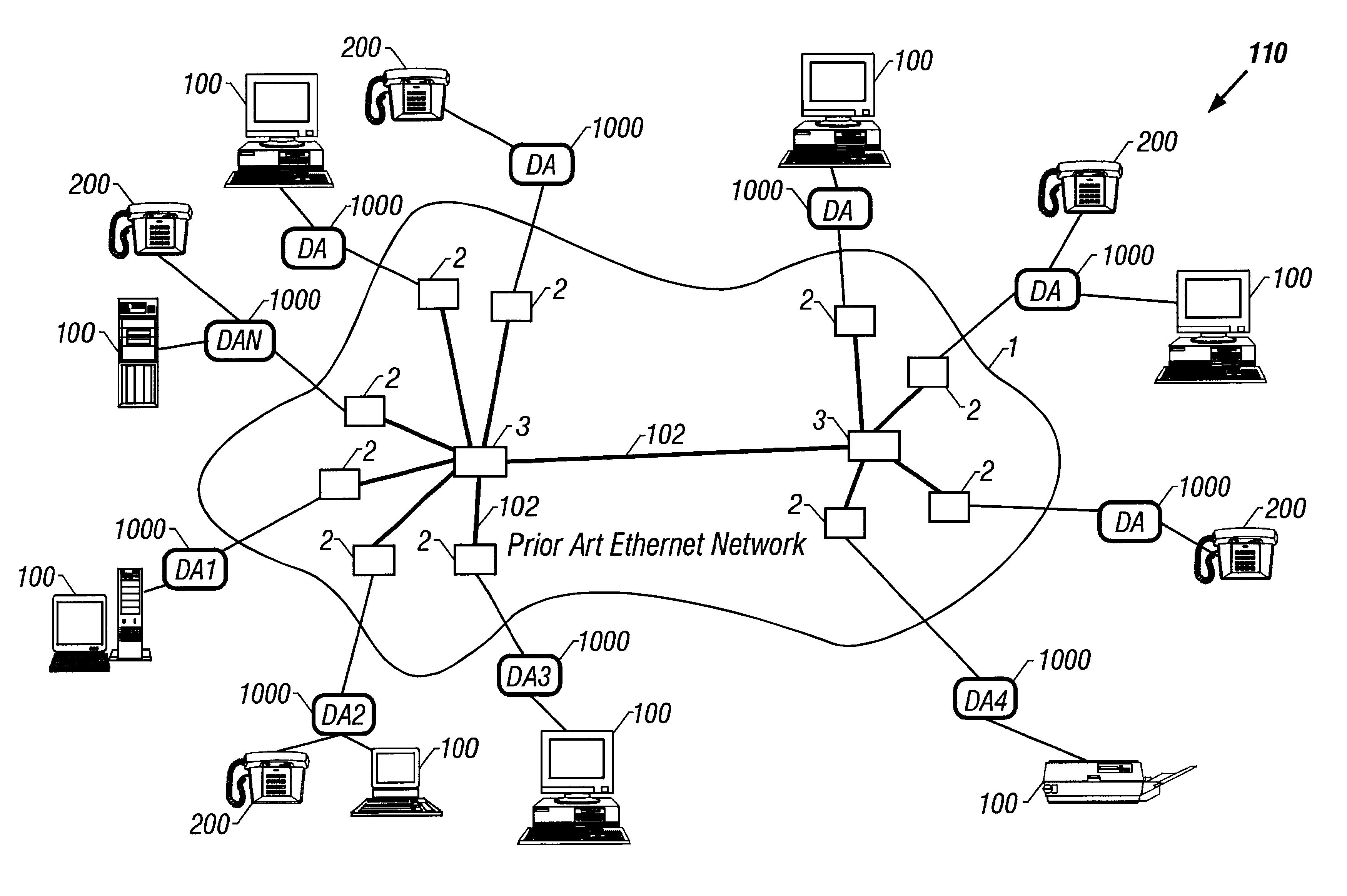 Methods and apparatus for providing quality-of-service guarantees in computer networks