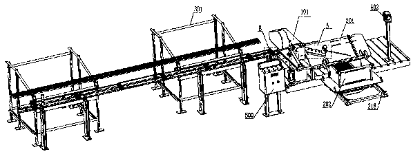 Automatic punching and fallen material collecting device