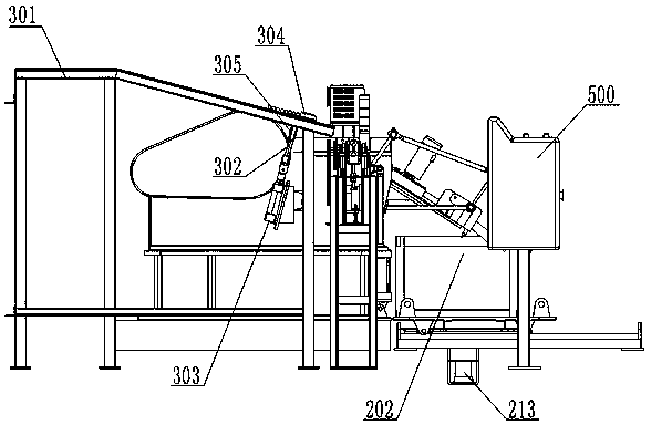 Automatic punching and fallen material collecting device