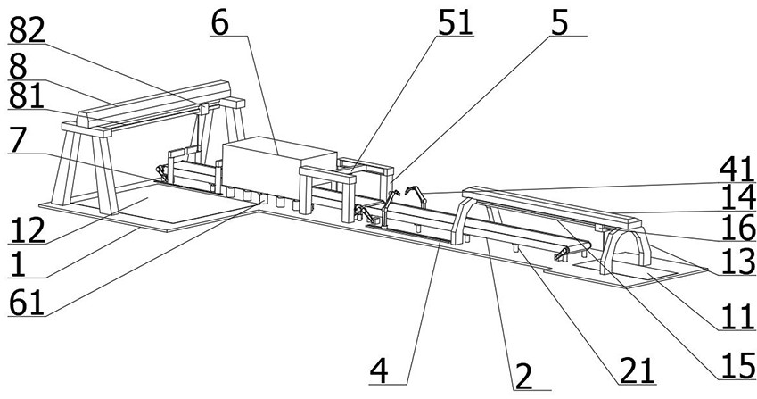 Box girder production line of intelligent girder field and system of box girder production line