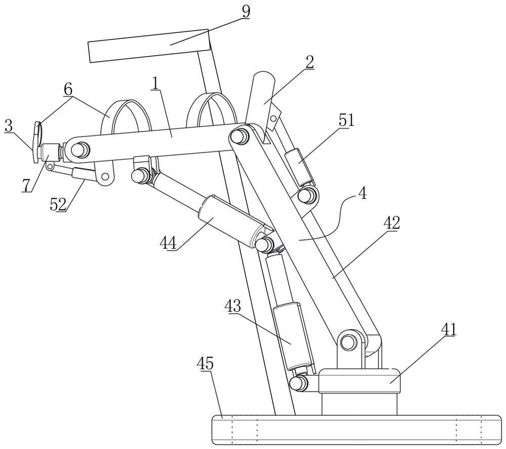 Intelligent supporting device for surgical operation