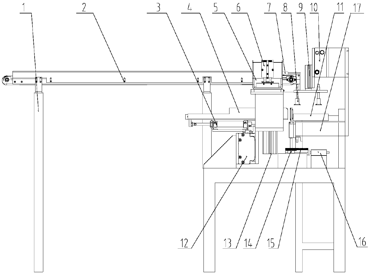 Full-automatic material management and packaging device of shaft-like workpiece