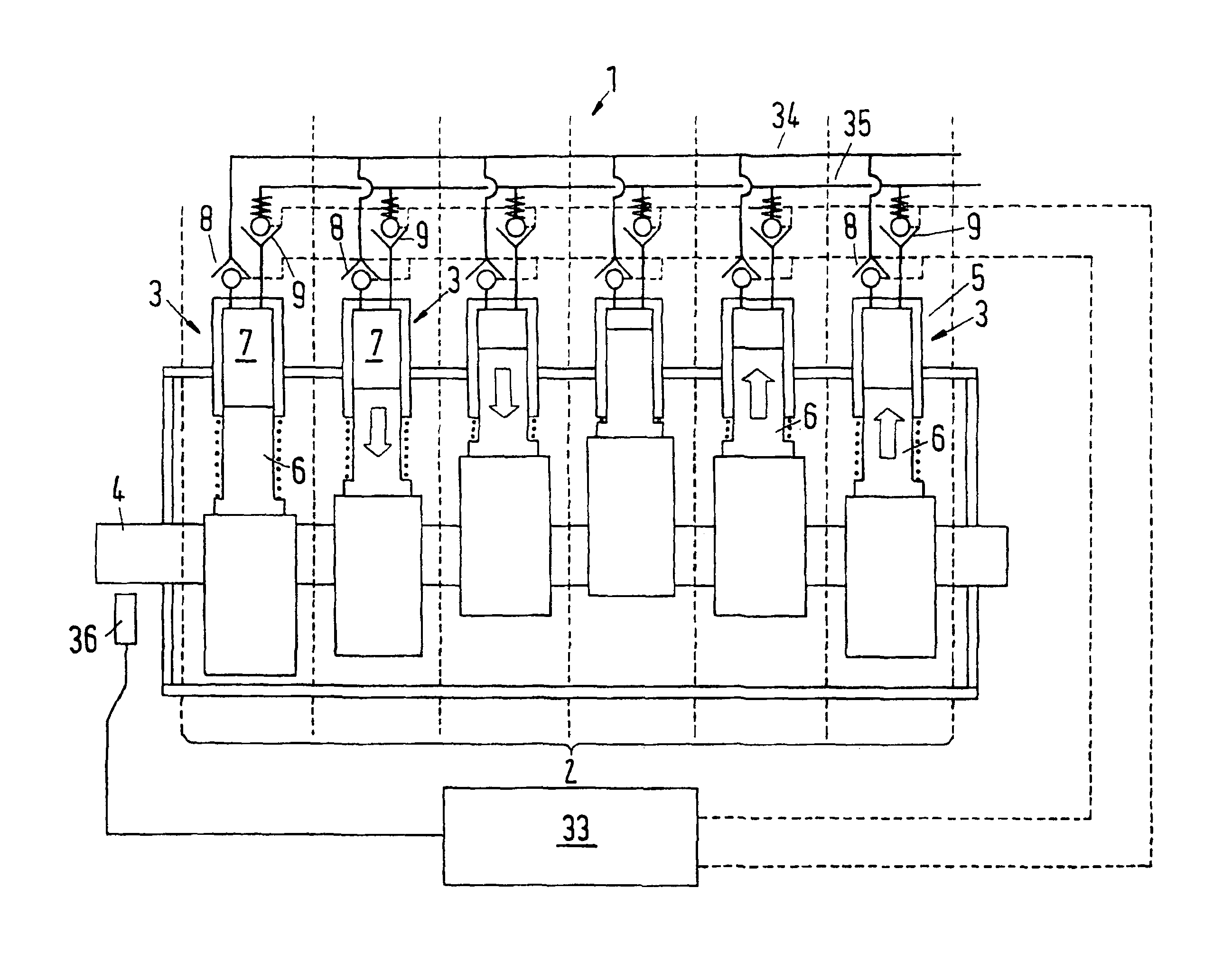 Operating method for fluid working machine