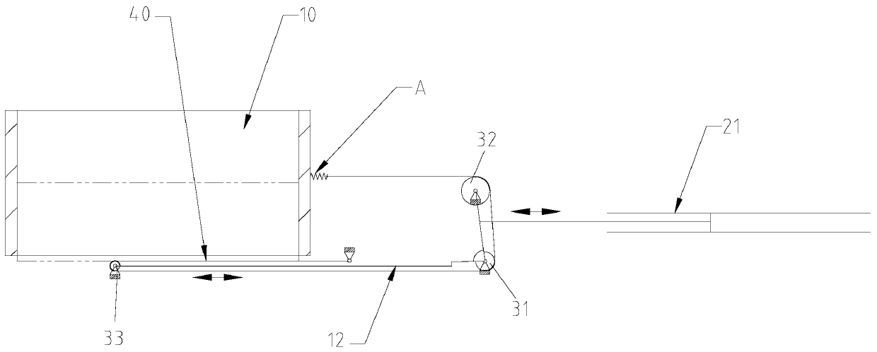 Shaping and forming feeding device for viscous material