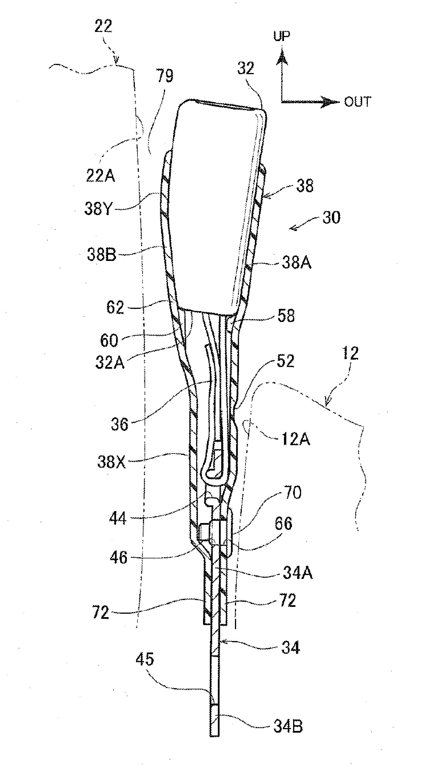 Vehicle buckle support apparatus