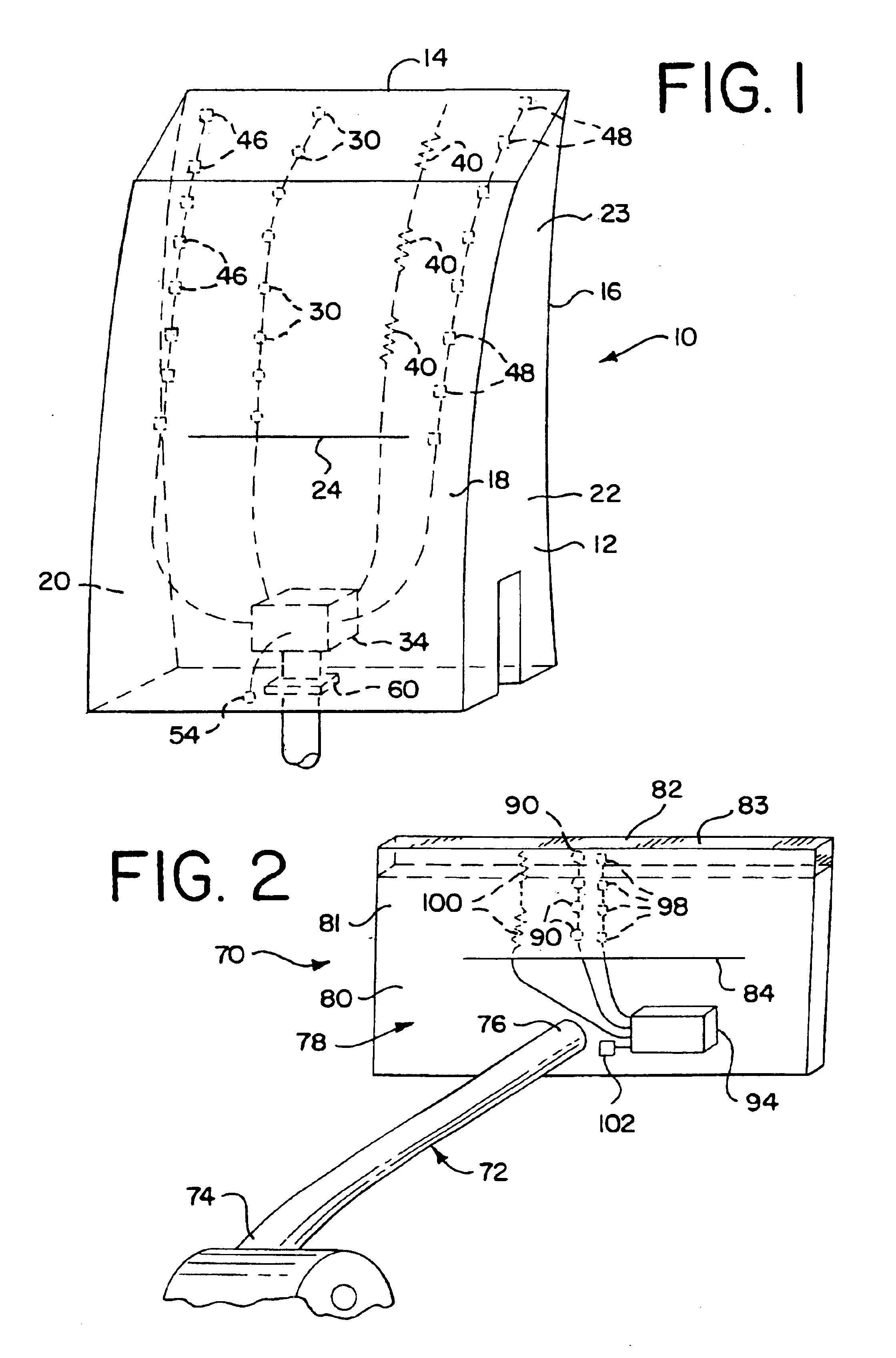 Conveyor belt cleaner scraper blade with sensor and control system therefor
