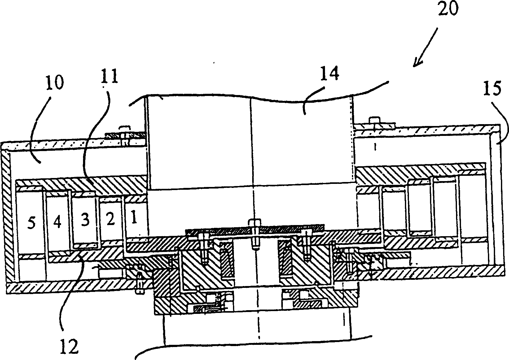 Method of separating colouring agents from recycled fibre material