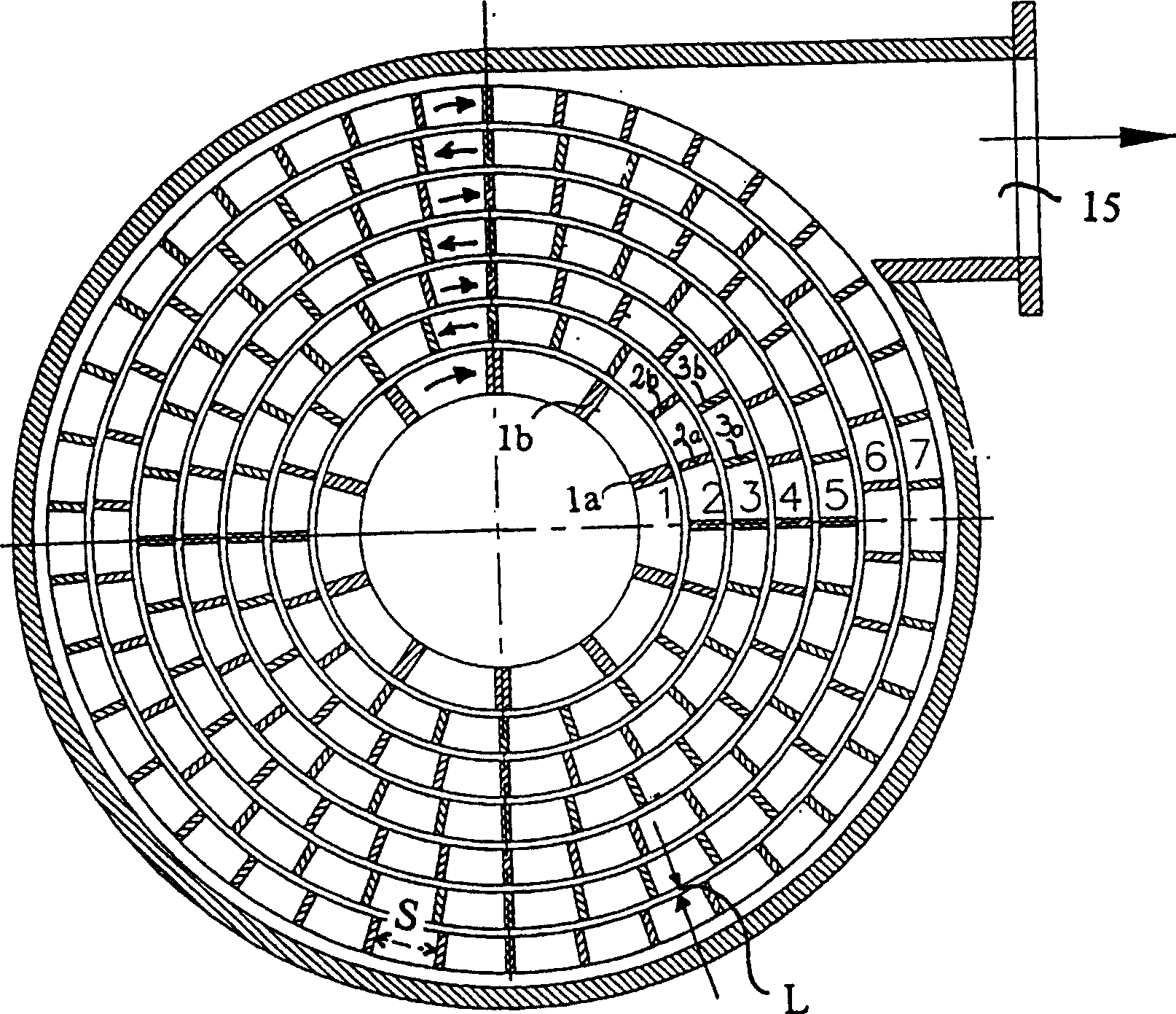 Method of separating colouring agents from recycled fibre material