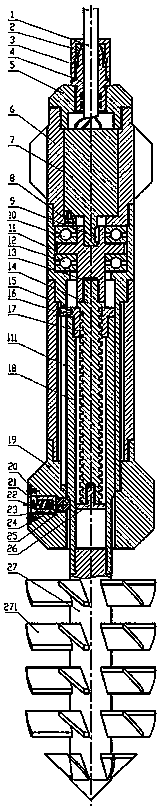 Reciprocating type borehole dredging tool