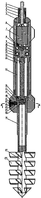 Reciprocating type borehole dredging tool