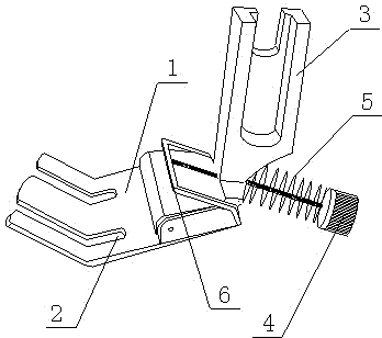 Manufacturing method and special tool for double-row down jacket ornament folds