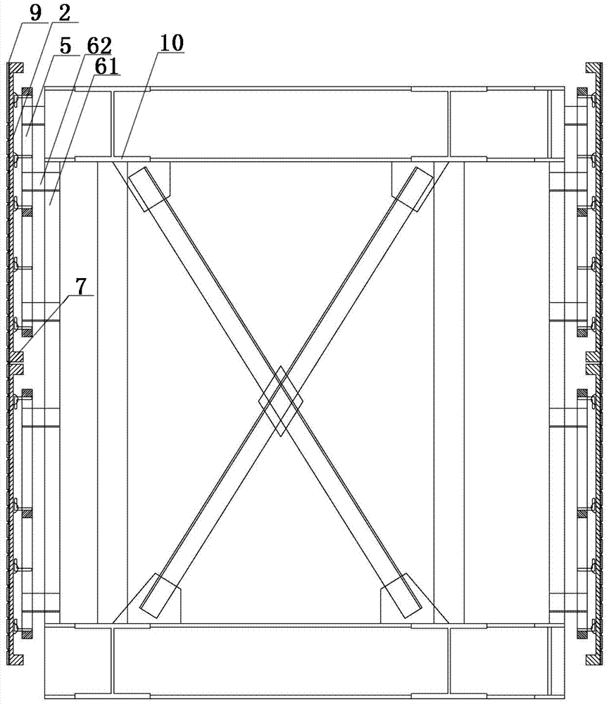 Building Gallery Truss Integrated Structure and Its Construction Method