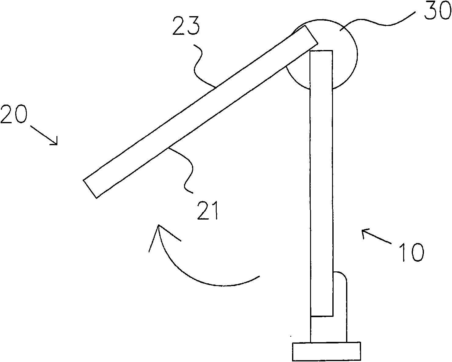 Display with multi-directional rotary double-screen structure