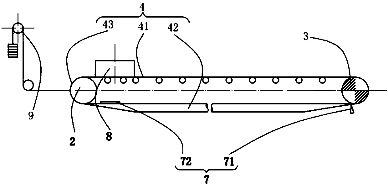 Return type round tube belt conveyor