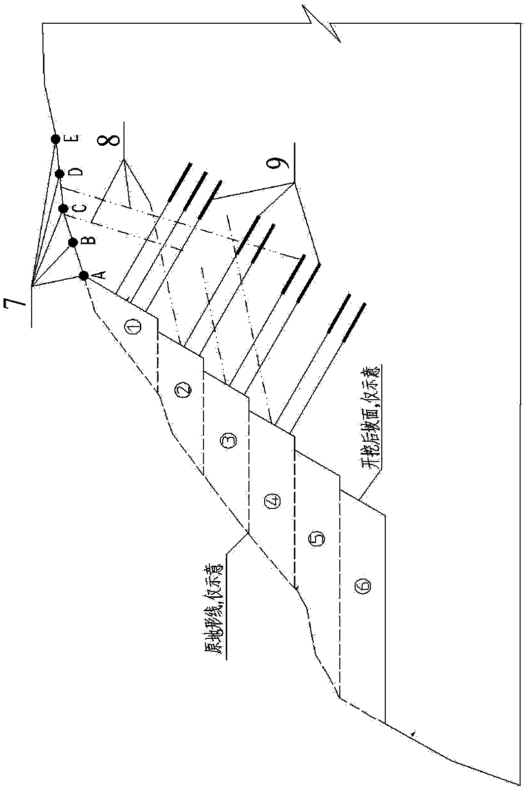 Dynamic feedback analysis and optimization design method for fissure rock slope based on monitoring information
