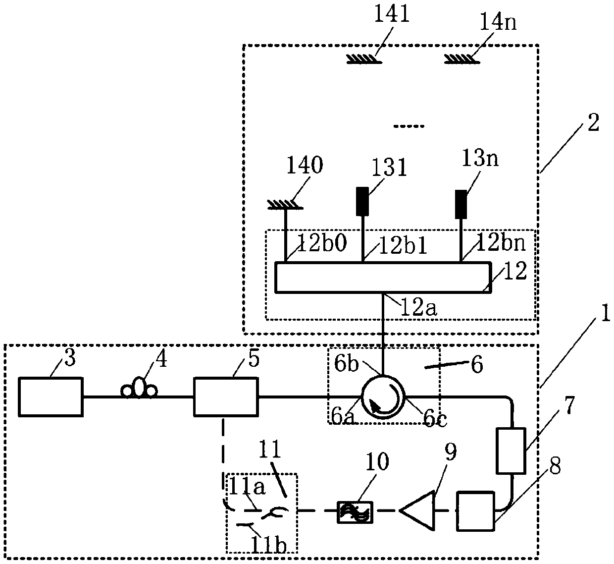 Wide-range and high-accuracy absolute distance measurement instrument capable of rapidly switching based on OEO