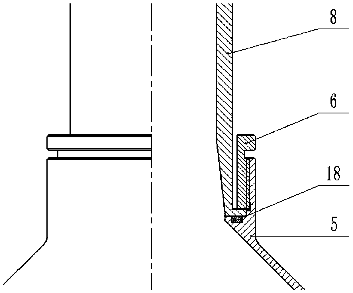 Experimental method and experimental device for simulating the ablation of double-pulse solid rocket motors