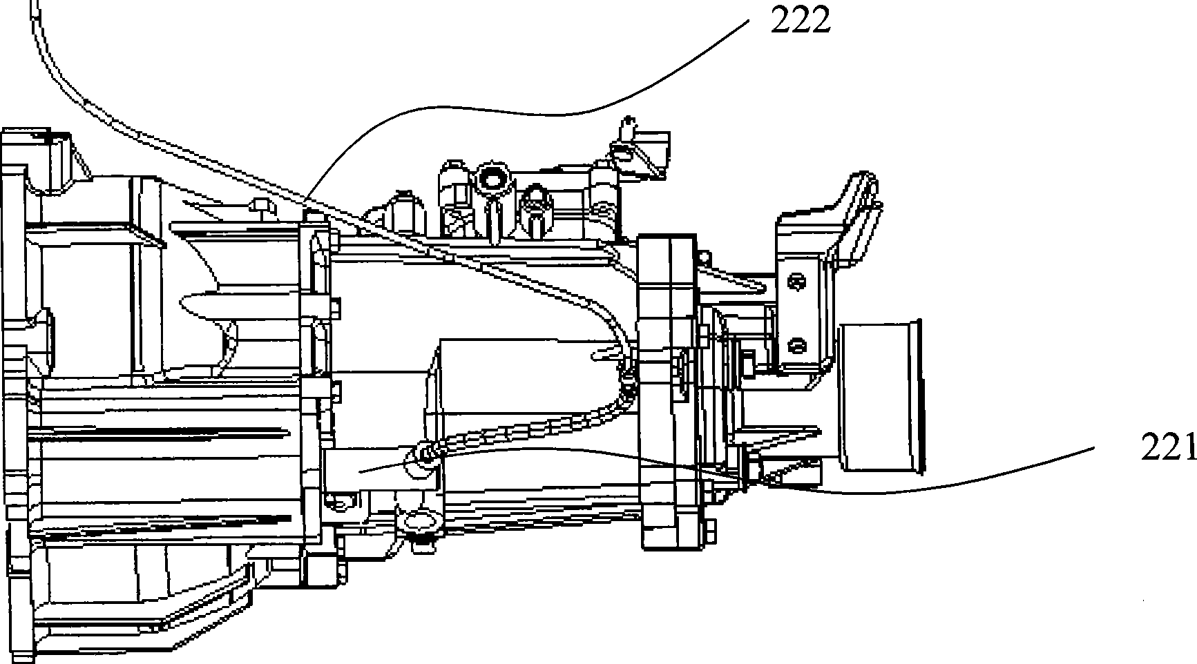 Hydraulic controlled vehicle power transmission mechanism